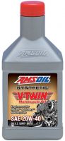Amsoil Synthetic V-Twin Motorcycle Oil, SAE 20W-40