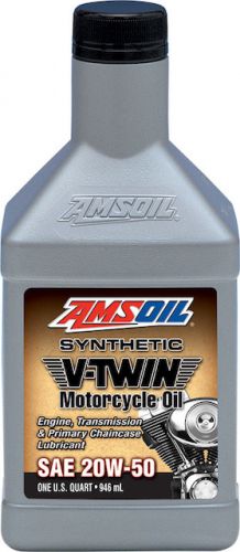Amsoil Synthetic V-Twin Motorcycle Oil, SAE 20W-50